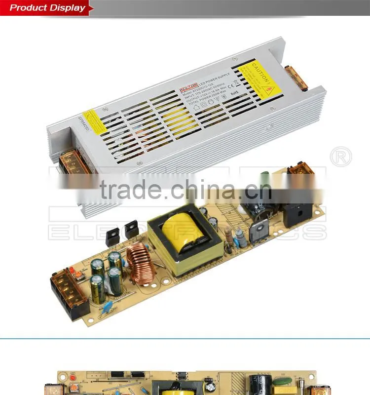 High efficiency 20.8A 250W 12v constant voltage led power supply