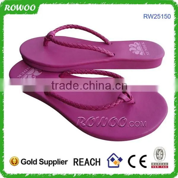 Special Flip Flops braided sandals for women