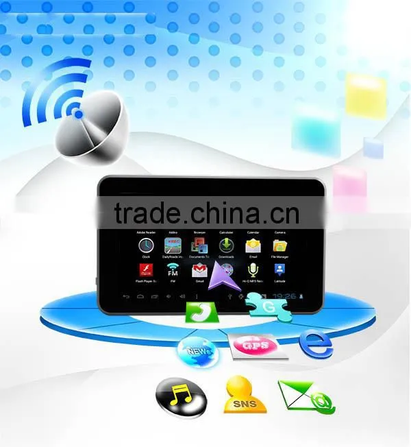 7 inch dual camera dvr android gps navigation