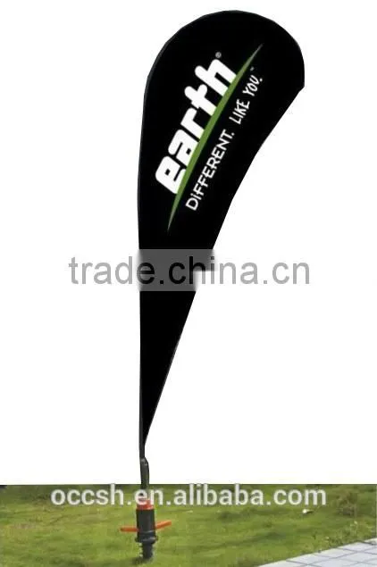 3.4m Beach Flag Pole Stand Flag Flagpole Fibreglass Rod