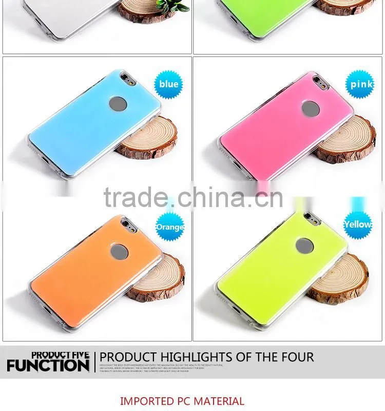 glowing epoxy gel skin case cover for iphone 5s for samsung galaxy S4 case