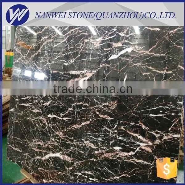 gold coral marble business building black floor tiles,stair slate
