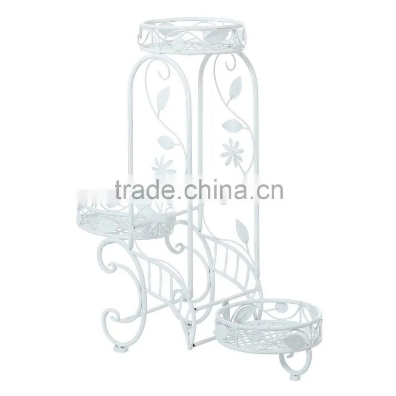 customized style metal garden flower pot display rack