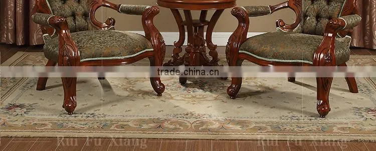 Classic style leisure chairs and table set for balcony and bedroom furniture W-205