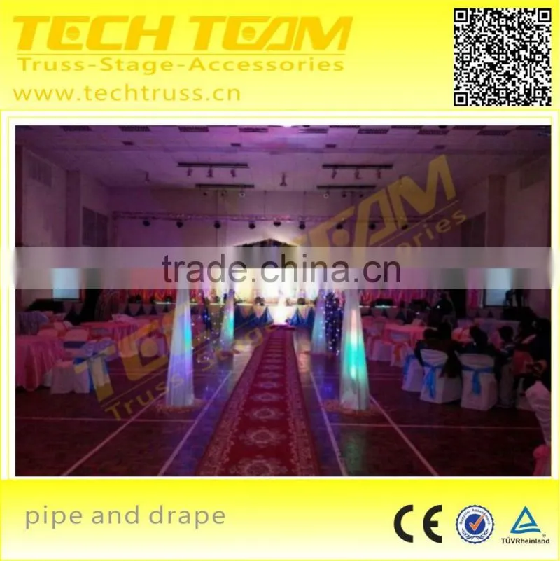 PDB 2236 Pipe and Drape Stands, Wedding Decoration Pipe and Drape