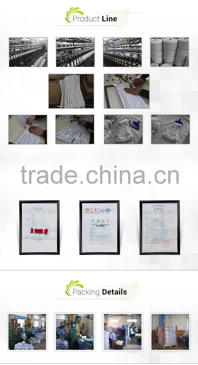 Easy cleaning wet mop head, mop parts shop