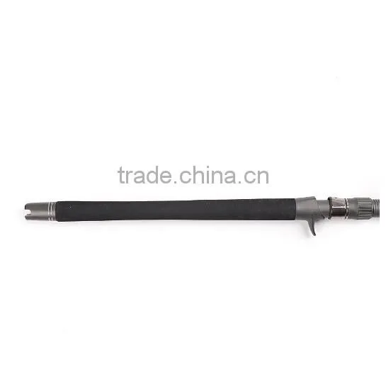Portable 3-Piece Medium Heavy Graphite Baitcasting Casting Fishing Rod Travel Fishing Rod in Freshwater Inshore Saltwater Fishin