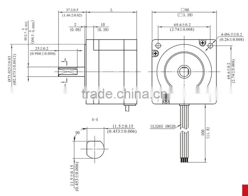 NEMA34 Hybrid Stepper Motor