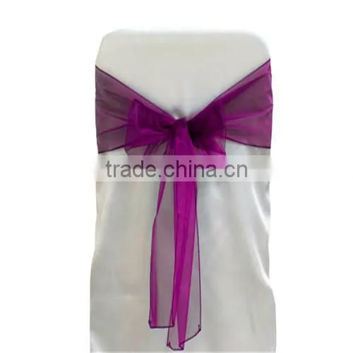 Wholesale Cheap Wedding Organza Chair Sash