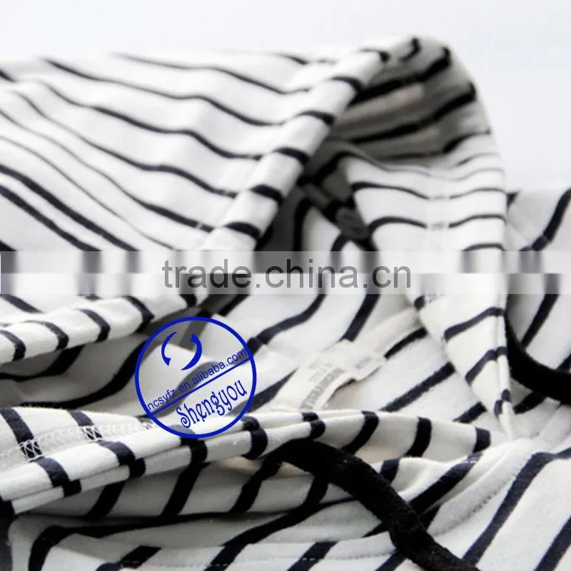 Custom striped pullover sweatshirts hoodies women