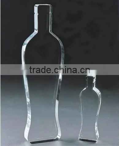 2015 new cheap glass bottle crystal blank
