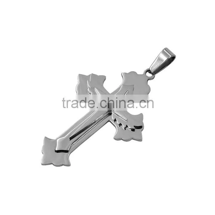 Fashion new design jewelry JCN0329 stainless steel cross necklace pendants