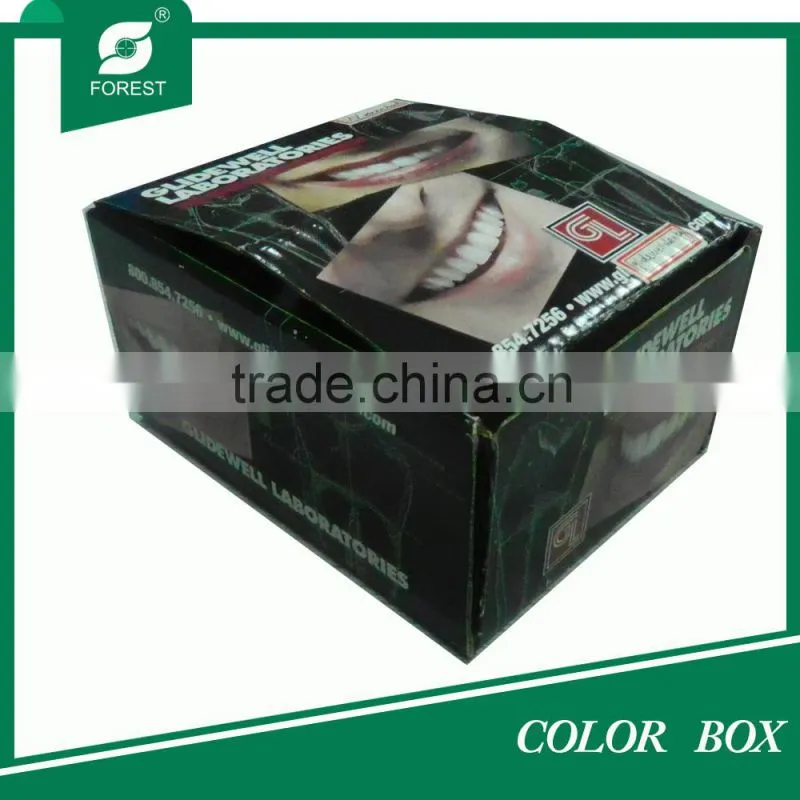 CUSTOMIZED COLOR CORRUGATED DISPLAY BOX