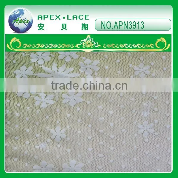 Special offer nylon poly spandex lace for wedding dress APN3912