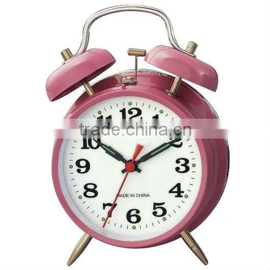 Mechanical alarm clock, loud voice alarm clock, metal clock