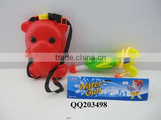 Plastic kids backpack water gun
