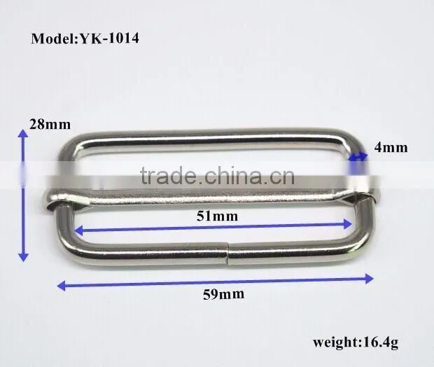 Yukai Metal Silvery 2" Inches Inside Diameter Belt Buckles For Belt Accesseries