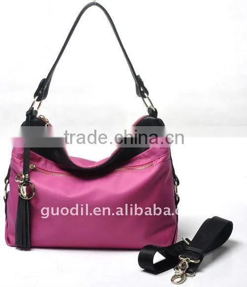 Classic Nylon front zip hobo new fashion handbags 2012