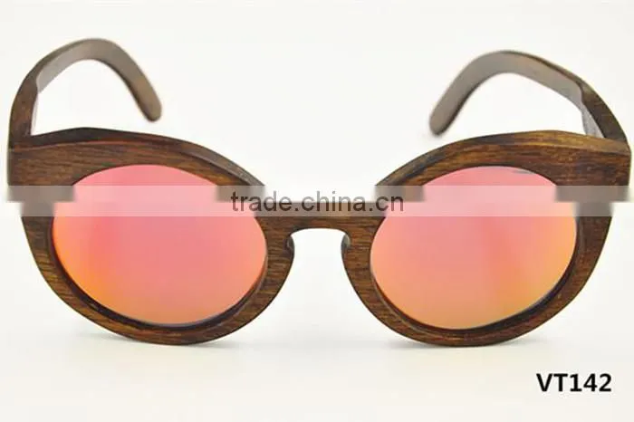 wholesale new style 2016 vintage UV400 mirror lens design bamboo wooden polarized sunglasses sun shade glasses