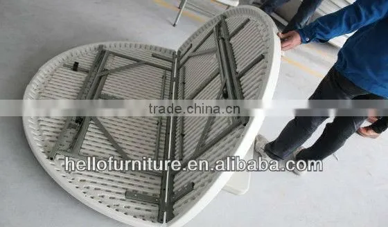 plastic picnic folding round table