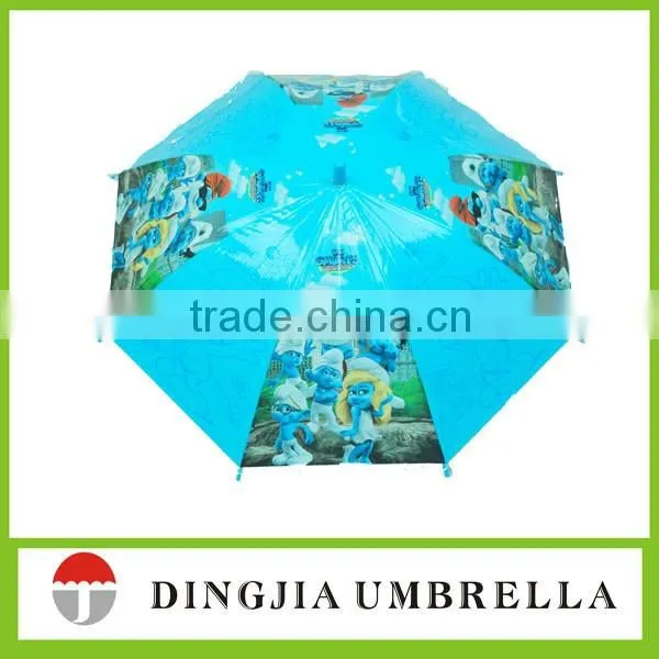 Wholesale 19*8K child sun straght solar umbrella fan straght umbrella