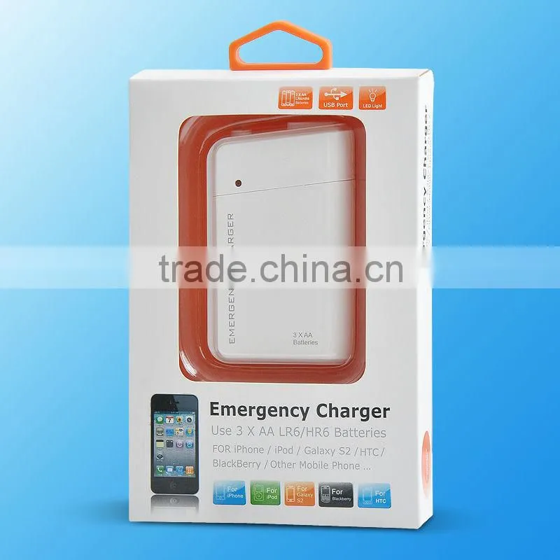 Alkaline and Ni-Mh battery Emergency Charger