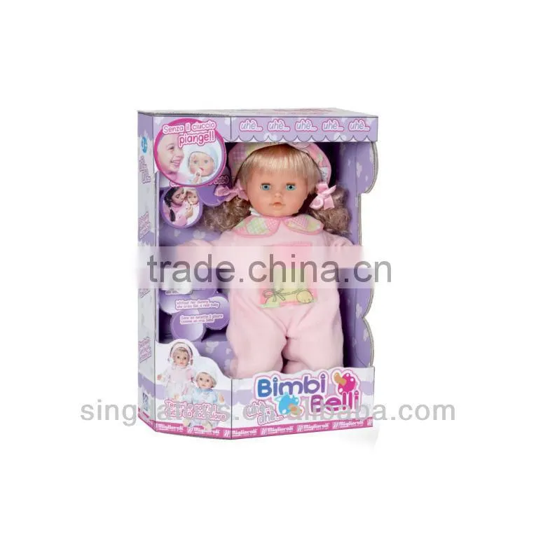 HOT SELLING ! 2014 New Design B040 B/O Baby Fashion Doll