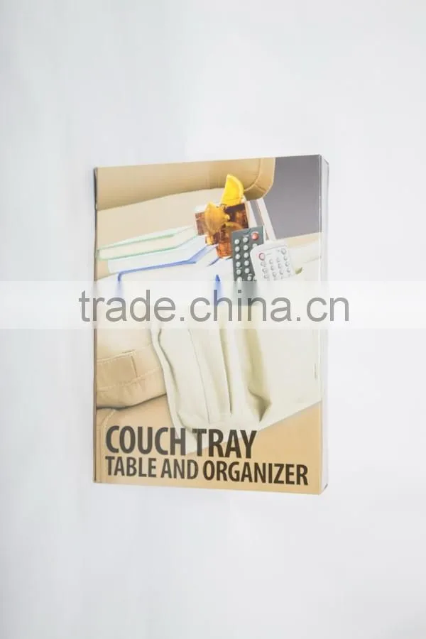 Creative table besides couch tray table&organizer