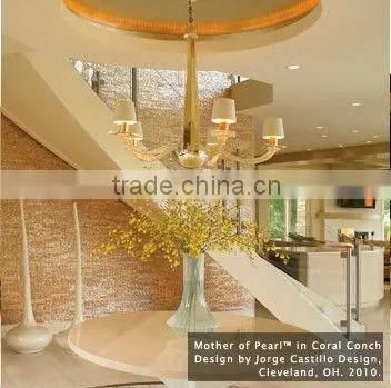 Modest luxury natural capiz mother of pearl oyster mosaic wall tile