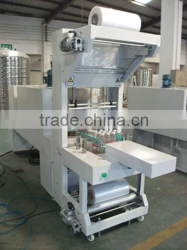 Film shrink packaging machine/ Semi-Auto Shrink Wrapping Packing Machine/ bottle film shrinking packing machine