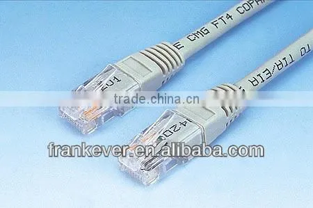 UTP with RJ11 plug molded CAT6 network cable / patch cord made in China