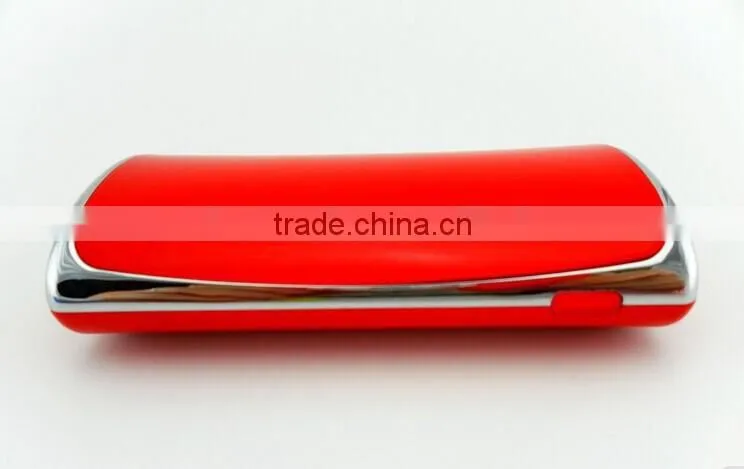 2016 new product uv shiny treatment customize logo printing 18650 lithium ion type 5200mAh power bank charger