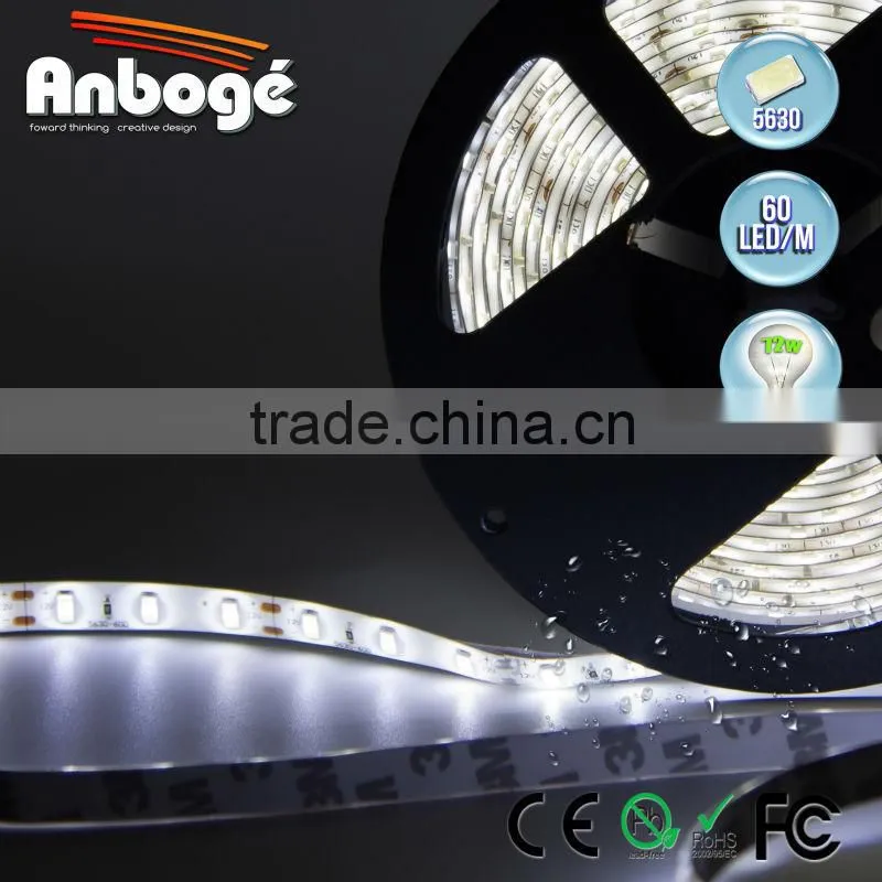 300 led 5630 smd strip cool white non waterproof 72w DC12V led lighting