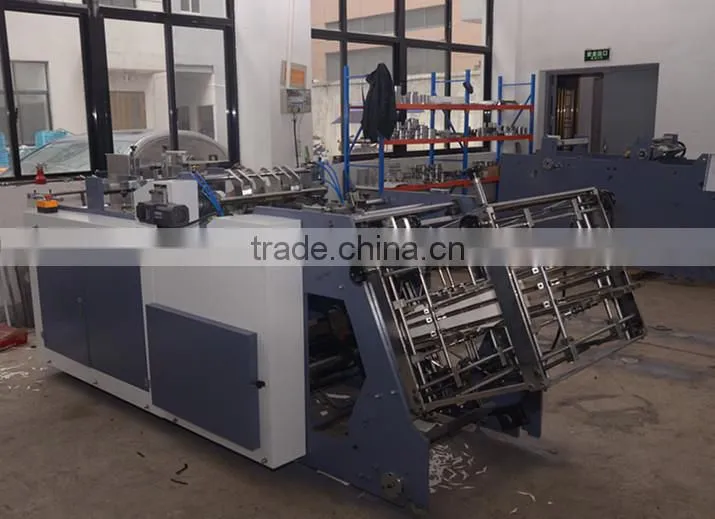 CE certificate MR-800C Hot Sale Automatic High Speed Carton Erecting Hamburger Box Machine by Water-based adhesive Glue Sealing