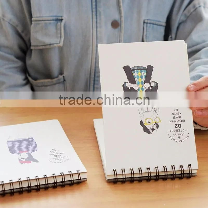 Kraft paper notebook A4 spiral notebook