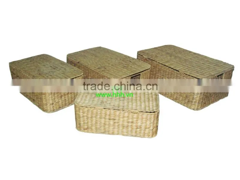 2015 New Product Water Hyacinth Basket for Home Decoration and Furniture