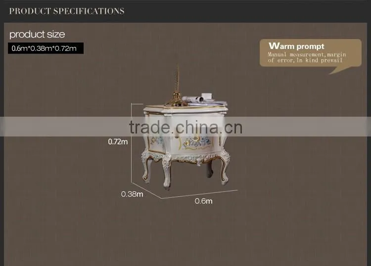 luxury french style bedroom furniture bedstand