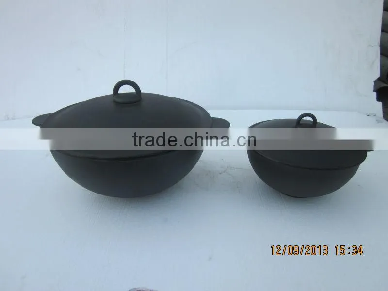 casting aluminum mold for cast iron & aluminum Russian Cauldron pot