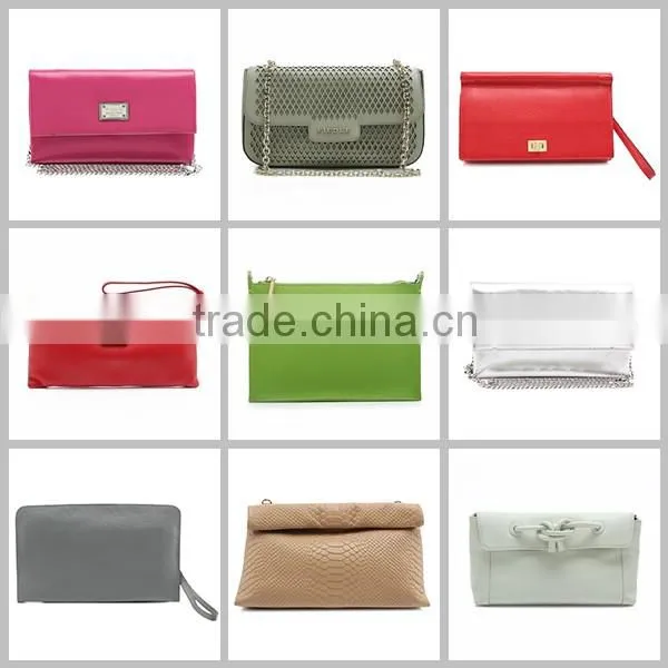 Guangzhou OEM factory lady clutch handbag, women leather clutch, custom oversized clutches leather handbags for lady