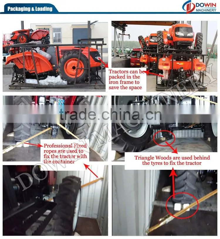 agriculture machinery equipment 35hp 4wd farm tractor for sale
