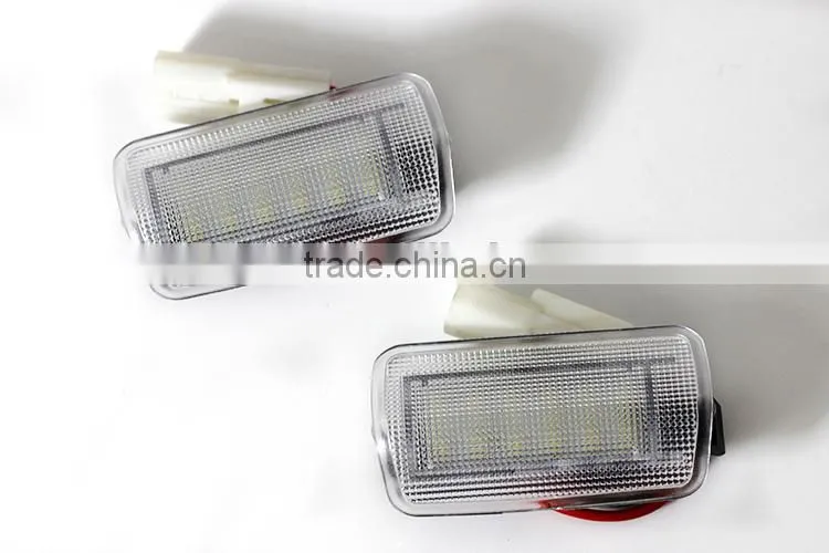 High quality ABS meterial led license plate light 12V number plate light for Toyota