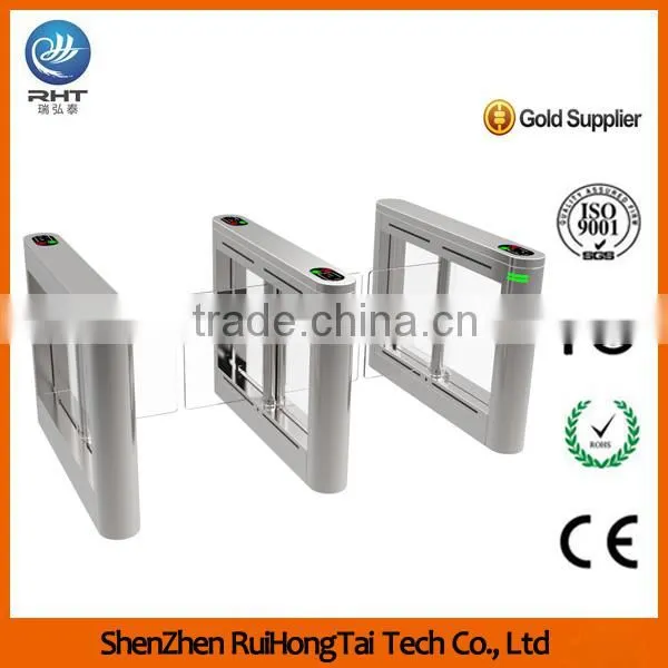 Supermarket Mechanical turnstile barrier swing gate