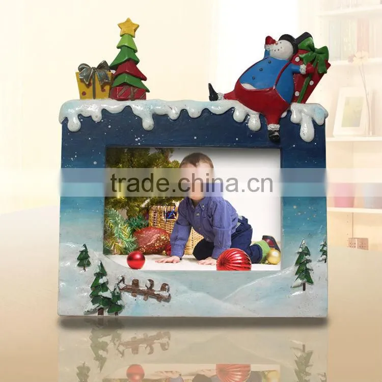 Decoratice Resin Photo Frame for Christmas