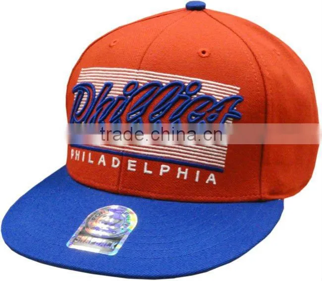 flat bill fitted baseball cap with contrasting piping string