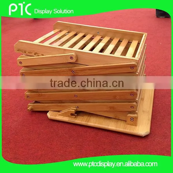 Bamboo literature stand
