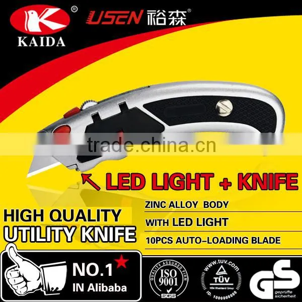 Heavy Duty wallpaper tool knife With 5 PCS extra Blades