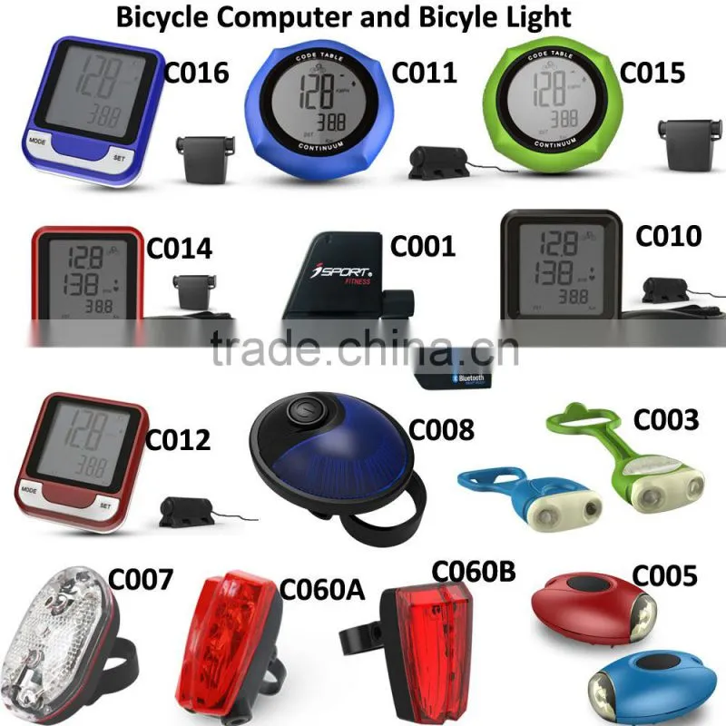 Bicycle Accessories Wireless Cycle Computer with Backlight
