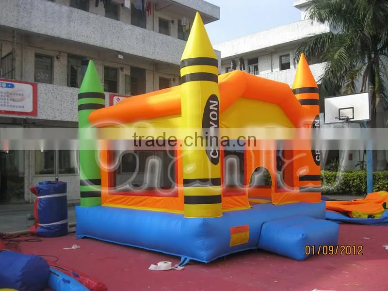 Cheap residential nylon China inflatable jumping houses castle for sale