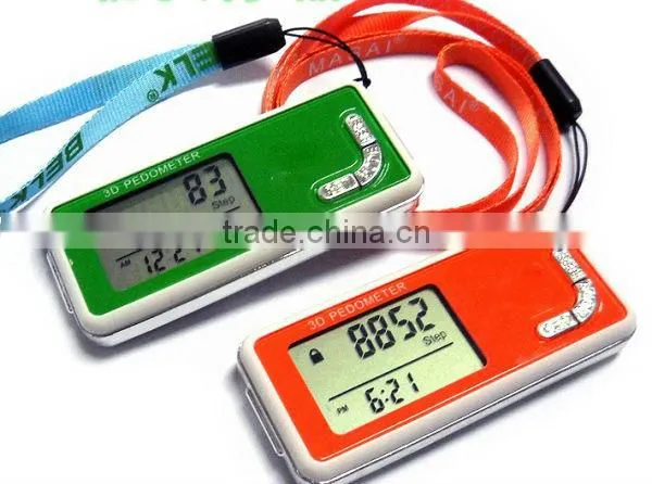 3D Water Proof Multifunctional High Sensor Pedometer with straps