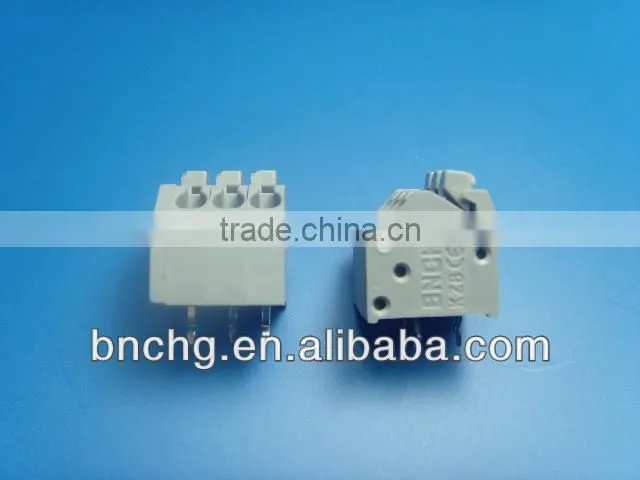 Wago 250 vde listed PCB ScrewlessTerminal Block for Printer/ punch-card machinery 3.5mm pitch with VDE/CE/CQC/S approval